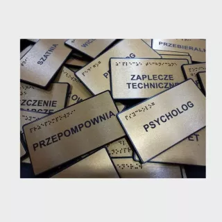 Tabliczka brailowska Tabliczka brailowska